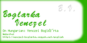 boglarka venczel business card